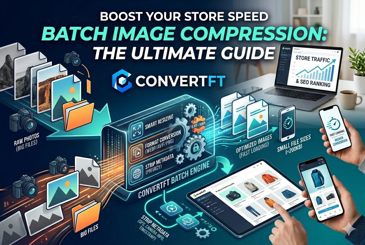 Batch Image Compression for E-commerce: Boost Speed with ConvertFT